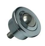 308 lbs load capacity Heavy Duty Machined Steel Ball Transfer Unit - M10 threaded bolt Bearing transfer