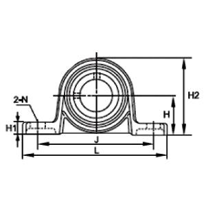 30mm Bore Miniature Stainless Steel Pillow Block Mounted Bearings - VXB Ball Bearings