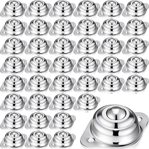 30 Pcs Roller Ball Transfer Bearings Set In Carbon Steel For Universal Casters And Conveyor Roller Stand Applications displayed