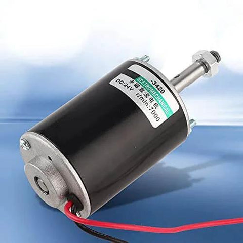 30W CW/CCW High Speed Permanent Micro DC Magnet Motor Low Noise Permanent Magnet DC Motor for DIY Generator(12V 3500rpm)