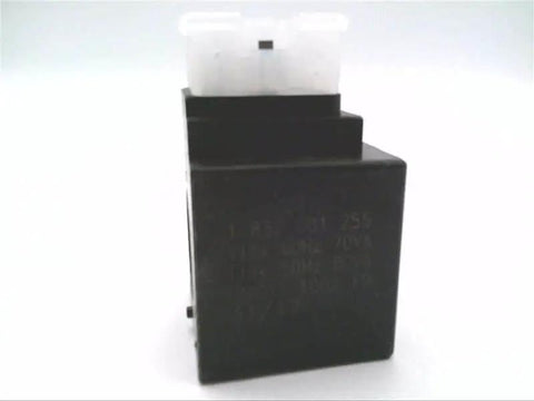 Front view of Single NG6 W110/K4 solenoid coil 110/115 VAC 50/60 Hz hydraulic valve replacement part for industrial power units.