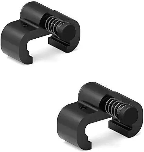 Two Pack Adjustable Barn Door Stopper For 40mm Flat Track Sliding Barn Door Hardware Replacement Heavy Duty Durable Rail Stopper
