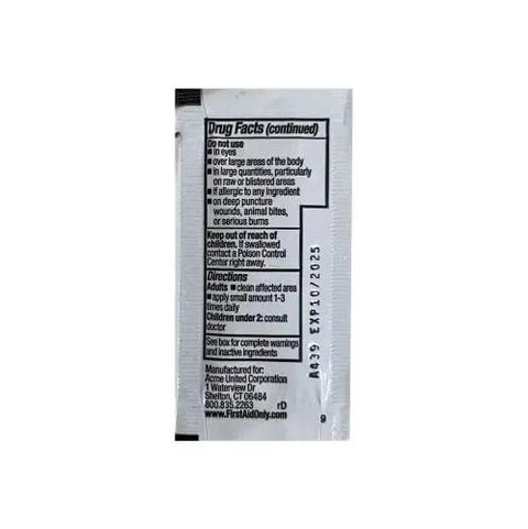 Ointment packet included in 178-Piece Contractor First Aid Kit For Home Renovation And Job Sites 25-Person Capacity Worksite Ready