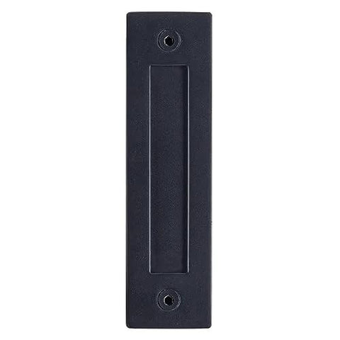 Matte Black Barn Door Pull And Flush Mounted Handle Set For Sliding Interior Doors Includes Hardware One Pack Durable Interior Barn Door Handle Kit For No Fuss Easy Install