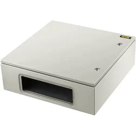 NEMA 4X Steel Enclosure 24 By 24 By 8 Inches IP66 Waterproof Dustproof Outdoor Indoor Electrical Junction Box with Mounting Plate