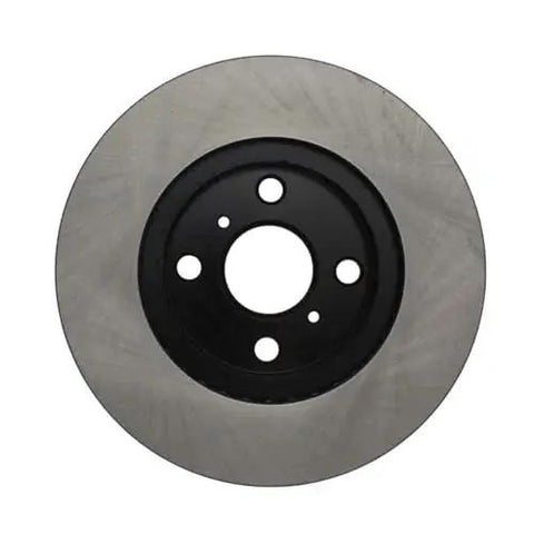 Front view of Centric Premium brake rotor 120.44092, metal disc with black center hub and mounting holes