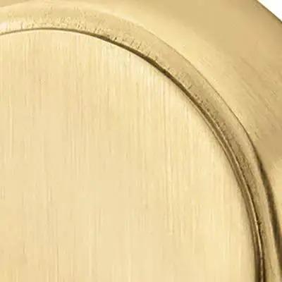 Close-up of Emtek Jasper Pull Satin Brass Finish Center To Center 6 Inches Available In 7 Sizes And 6 Finishes Model 86689US4