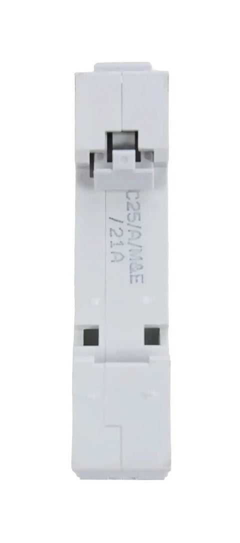 Side view of AC Miniature Circuit Breaker 1 Pole 16 Amp 120/240VAC DIN Rail Mount With Thermal Magnetic Trip C Curve DZ47-63