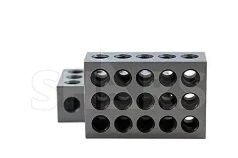 Ultra Precision 123 Block Set With 4 Pairs 2 X 1 X 3 Inch Hardened Steel Precision Blocks 23 Holes Tolerance.0002 Inches