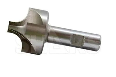 Pro Grade 3/8 In Radius HSS Corner-Rounding End Mill With 3/4 In Weldon Shank, 4 Flute Right-Hand Cut, 0.39 In Tip Diameter, Model 404-5815