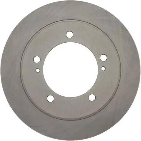 Centric C-Tek front brake rotor, steel disc with center bore and multiple lug holes
