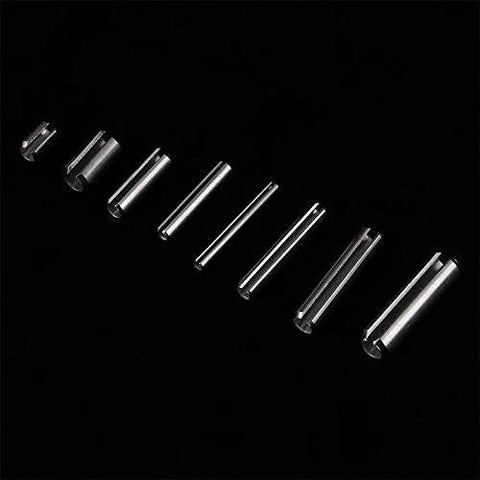 280 Piece Stainless Steel Slotted Spring Pin Kit With Box Pro Grade Dowel Tension Roll Pins In Silver Finish