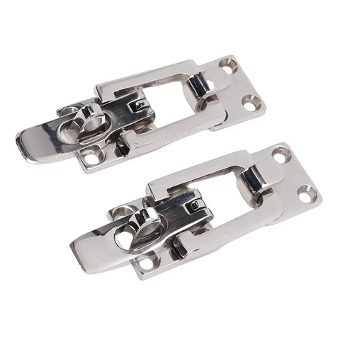 Boat anti-rattle latch clamps, 316 stainless steel marine grade with center tension cam for yachts and boats