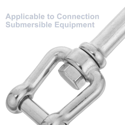 CALLARON 316 stainless steel bolt snap clip for dive gear; locking bolt, 100mm