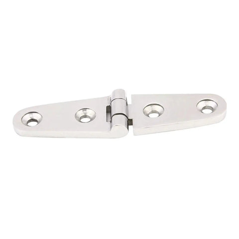 Marine hatch hinge, 316 stainless steel, mirror-polished twin-leaf hinge for boat doors and cabins