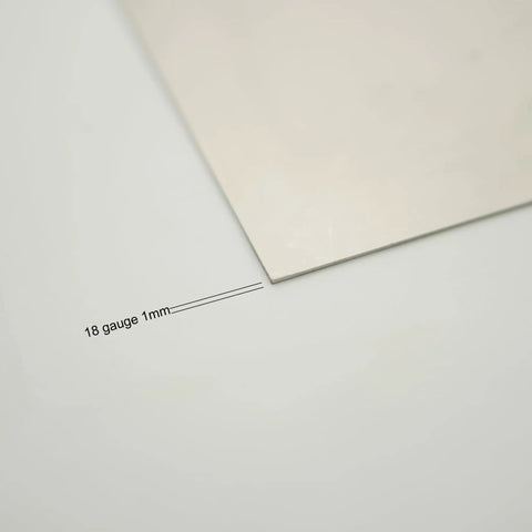 316 Stainless Steel Sheet 18 Gauge 1mm Thick SS316 Plate For Crafting And DIY Projects Not Magnetic Flat Metal Sheets