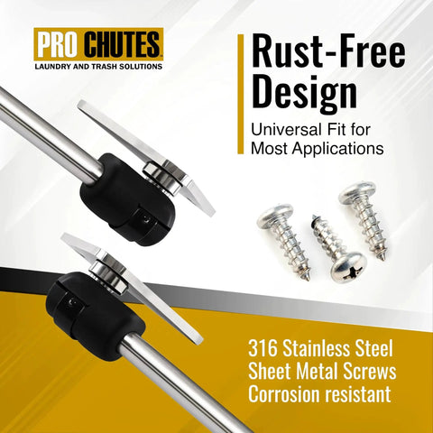 Heavy Duty Gas Strut Mounting Bracket Pack Of 12 With 12 Gauge Steel Construction And Zinc Plating including stainless screws