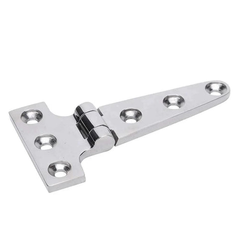 316 Stainless Steel T Hinge Resistance Mirror Polished Three Sizes For Cabinet Doors Garden Gates Boats And Yachts Durable Marine Grade