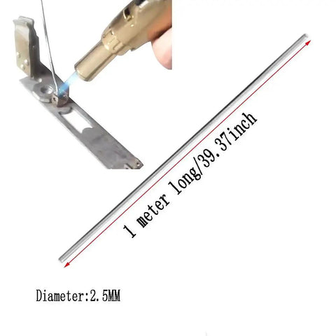 316L Stainless Steel Welding Wire For TIG GTAW Argon Arc Welding, 2.5mm Diameter, 100cm Length, 1kg Spool, shown in use