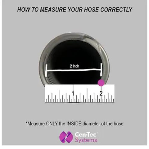Guide on measuring 2 inch diameter for 50 Ft 2 Inch Diameter Heavy Duty Pro Grade Vacuum Hose With Flexible Cut To Length Design, Smooth Interior