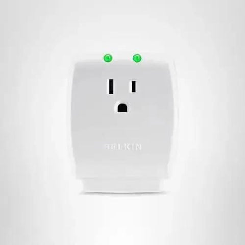 Compact Single Outlet Surge Protector Wall Tap With Grounded Outlet And Protected Light Indicators, Ideal For Office And Travel To Safeguard Your Phone, Tablet, And Charging Gear On The Go, 885 Joules