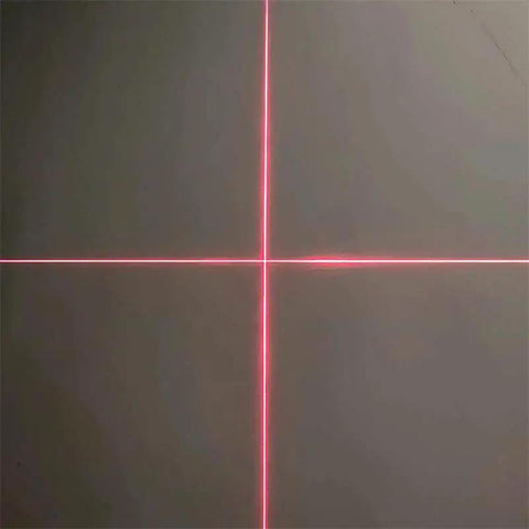 Red Cross Line Light Cross Hair Module For Wood Stone Screen Printing And Fabric Cutting Alignment With 638 Nanometer Red Beam 16mm Dial