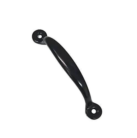 Steel Utility Grab Pull Surface Mount For Screen Door Drawer Access Panel Cabinet Lid Hatch Black 10 Pack Mounting Screws