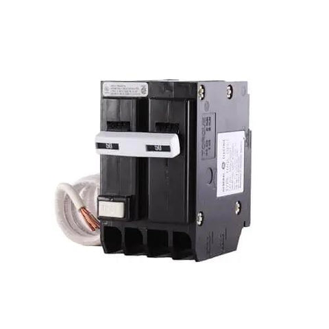 Front view of 50 Amp 2-Pole GFCI Circuit Breaker 120/240V, Ground Fault Interrupter with Auto Self-Test