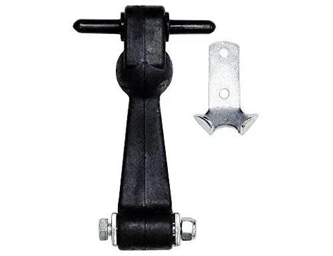 6 Inch Heavy-Duty Rubber Hood Catch With Zinc-Plated Brackets And Pin T-Handle Rubber Latch for securing truck boxes and hoods