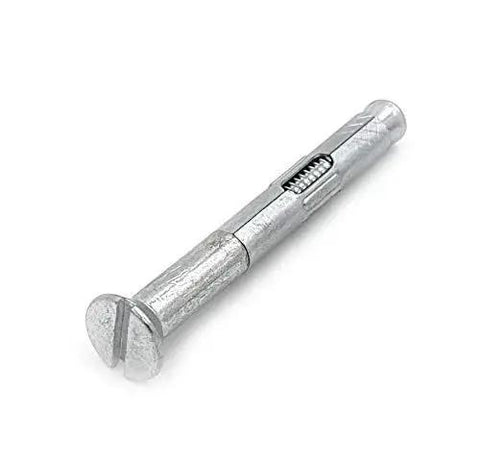 One Quarter Inch By Two Inch Flat Sleeve Anchor Zinc Plated For Masonry Concrete Brick And Block Versatile 360 Degree Expansion