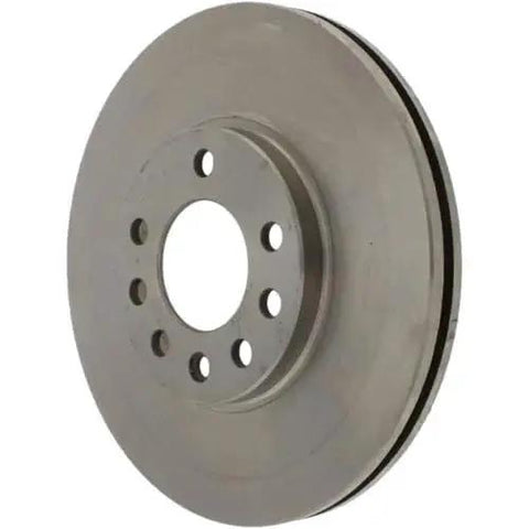 Centric 121.38012 C-Tek front brake rotor; circular metal disc with center hub and lug holes