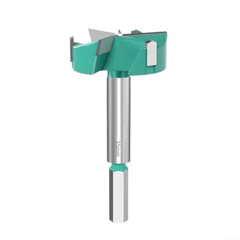 Wide Range Hole Opener Cutter For Woodworking With Hex Shank In Sizes From 16mm To 60mm, high carbon steel, front view