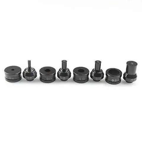 Set of 5.5mm hydraulic round dies for CH60 punching machine replacement tool, heavy-duty steel for metal fabrication