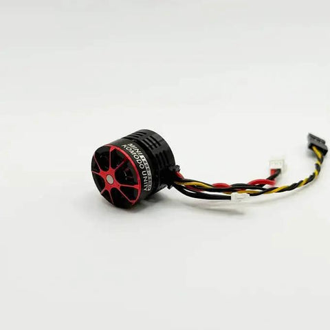 Close-up of 2 In 1 ESC And Motor Micro FOC Brushless System For Axial SCX24 And AX24 Upgrades with clean wiring