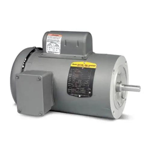 1 hp Single-Phase TEFC Electric Motor, Single Unit, 3600 RPM, 115/230 V, 56C Frame, Footless with C-Face Flange, 60 Hz