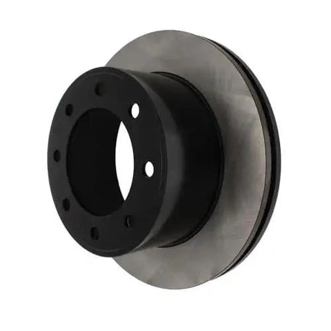 Rear brake rotor, Centric Premium 120.65113, silver disc with black hub