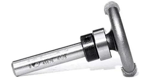 Carbide Tipped Flooring Router Bit Round Nose Cutter For Wood Slots Inlays And Medallions 1-1/4 Inch Diameter