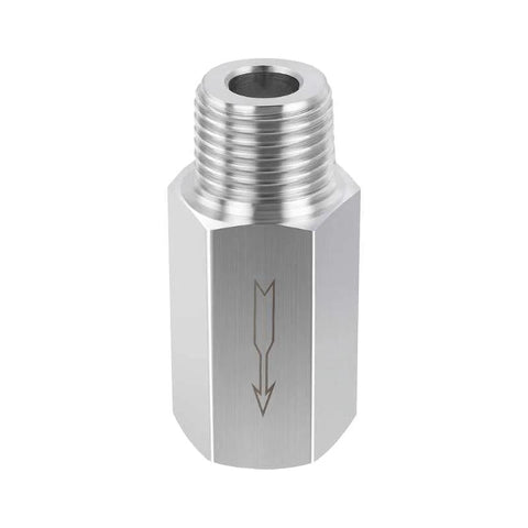Pysrych 3/8 in NPT male x 3/8 in NPT female stainless steel 304 check valve