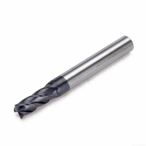Solid Carbide End Mill 4 Flute AlTiN Coated Milling Cutter For High Performance Multi Material Cutting In Steel Stainless Steel Copper Cast Iron