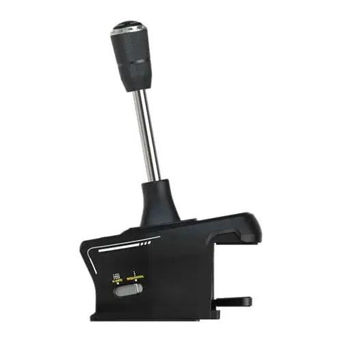 VelocityOne sim racing shifter and handbrake in black with chrome lever