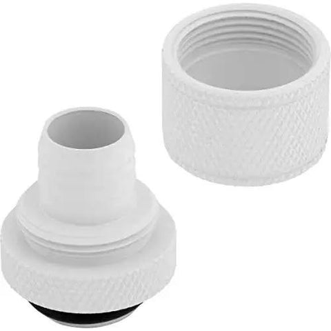 Top Notch Water Cooling Compression Fittings For Ten By Thirteen Millimeter Tubing ID And OD White Four Pack G One Quarter BSPP Threads