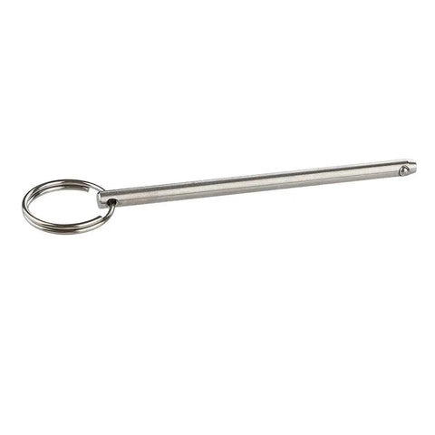 2 Pack Long Quick Release Pin For Bimini Top And Marine Gear, Diameter One Quarter Inch, Overall Length Four And Three Quarter Inches, 316 Stainless Steel With Spring Loaded Ball