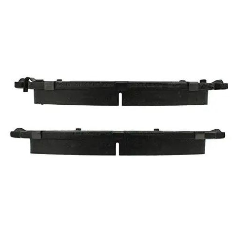 Centric 105.12100 Posi Quiet ceramic brake pads with shims and hardware, pair of black pads