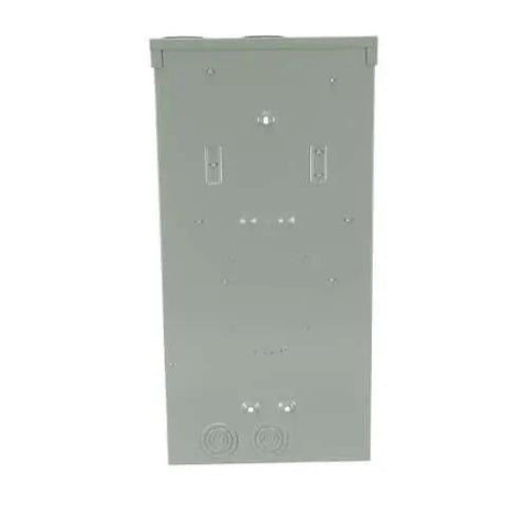 Front view of the TSM420CSCUP 200A Meter Load Center Outdoor Socket with Combination Main Breaker, designed for residential use.