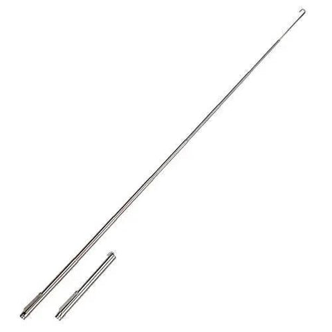 Fish Ball Chain With Retractable Retriever Hook And Storage Case 10 Feet Length Wall Wiring Tool for narrow passages, shown disassembled.