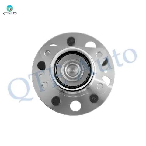 Top view of a rear wheel hub bearing assembly from Beef Up Your Ride With A Pair Of 2 Rear Wheel Hub Bearing Assemblies Replacement Kit For Hyundai Sonata 2010-2014 And Compatible With Kia Sportage 2011-2016, Optima 2011-2015, Rondo 2008-2012, Cadenza 2014-2016, Azera 2011-2017, Tucson 2010-2015, FWD.