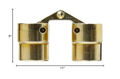 Hidden Mortise Mount Invisible Hinges, 1 In Leaf Height, Satin Brass Zinc Finish, Four Hole Pattern, Five By Three Quarters Screws, 1 Pair, For One Half To Three Quarters Inch Thick Wood Boxes, Jewelry Boxes, Humidors, Fully Mortised So They Vanish When viewed from side