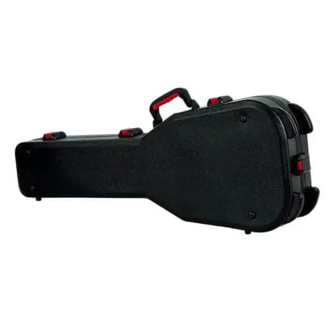 Molded Flight Case For SG Style Double Cutaway Guitars With ATA Roto-Molded Polyethylene Shell TSA Approved Locking Latch side view