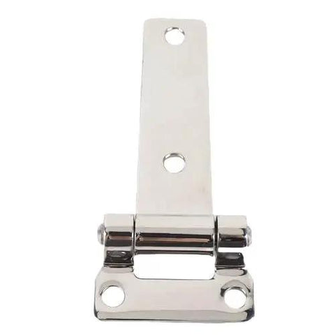 Front view of Heavy Duty T Shape Door Hinge In 304 Stainless Steel For RV Van Cabinets And Yacht Smooth Operation And High Load Capacity
