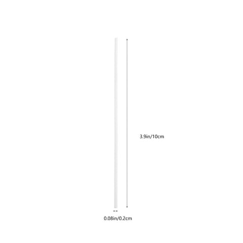 TEHAUX alumina kiln hanging rod, white, 3.9in/10cm long, 0.08in/0.2cm diameter for firing beads and pendants
